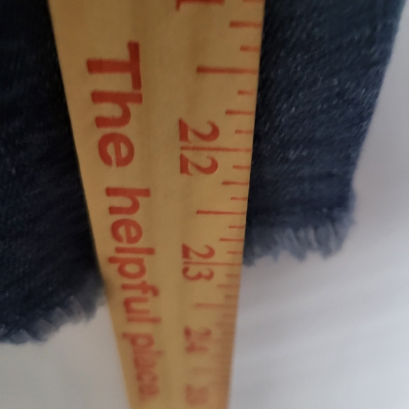 C Est 1946 Denim Womens Jean Shorts Curvy Distressed Button Fly Size‎ 22W New - Picture 7 of 10